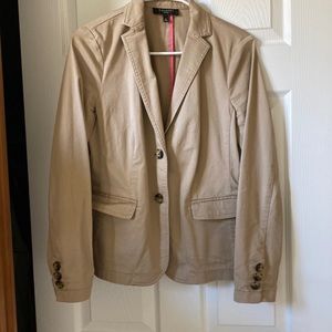 Talbots 10p khaki color blazer